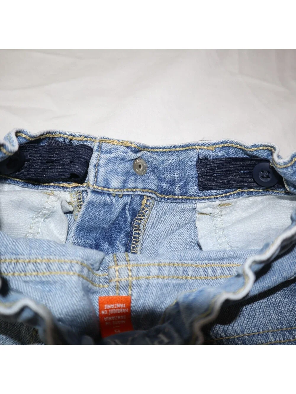 The Children's Place Boys Denim Shorts Size 5 Light Blue